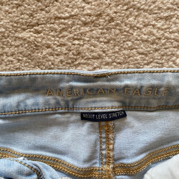 American Eagle HI Rise Shortie Shorts / Cutoff 4 - Picture 8 of 10